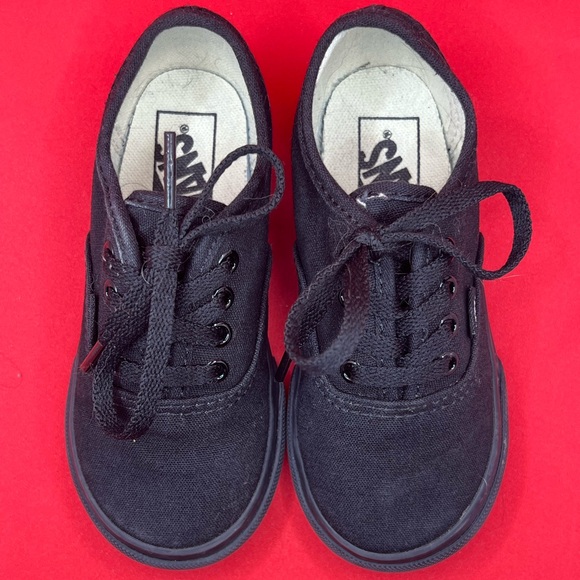 Vans Toddler The Authentic Lace-Up Shoes Sz 8.5 - Picture 3 of 7